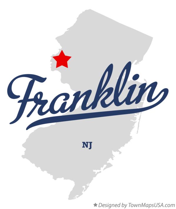 Map of Franklin, Warren County, NJ, New Jersey