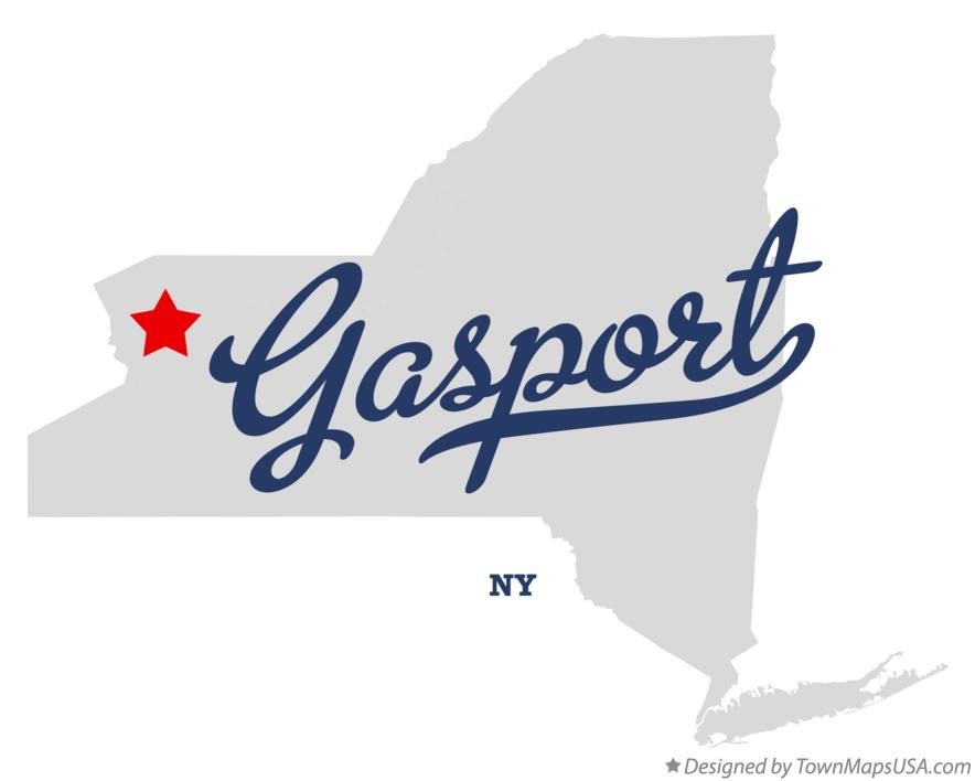 Map of Gasport, NY, New York