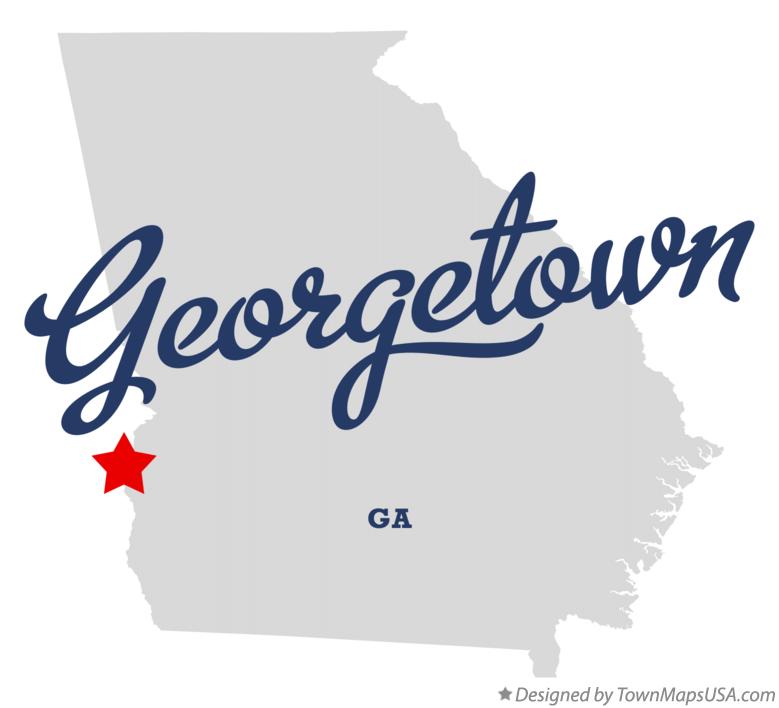 Map of Quitman County, GA,