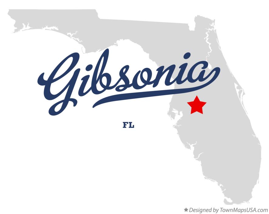 Map of Gibsonia, FL, Florida