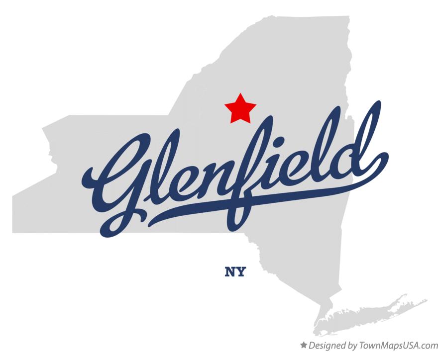 Map of Glenfield, NY, New York