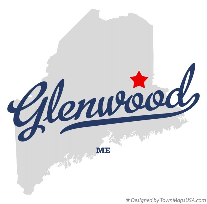 Map of Glenwood, ME, Maine