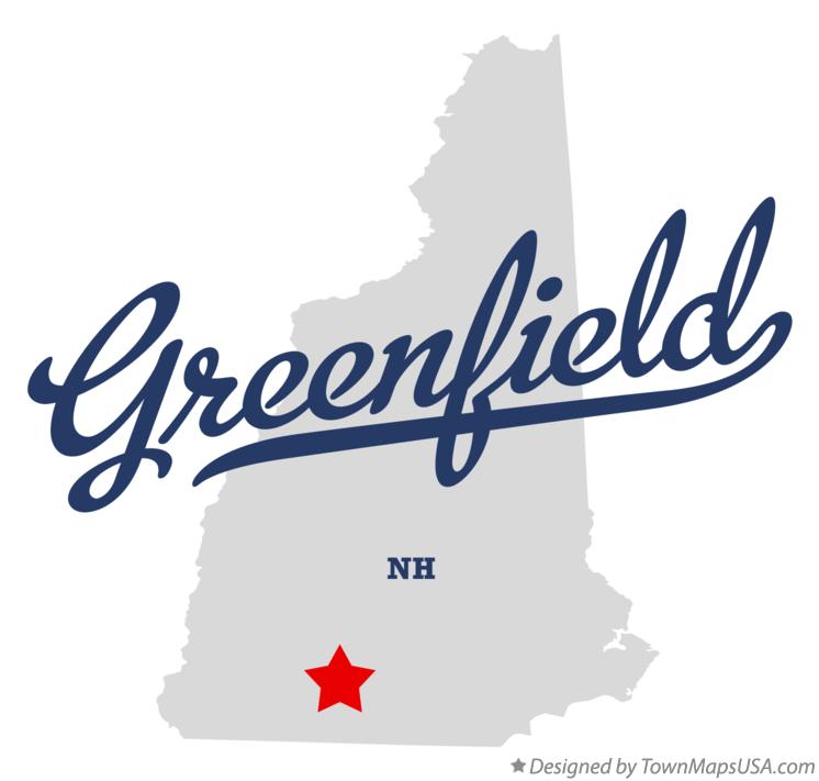 Map of Greenfield, NH, New Hampshire