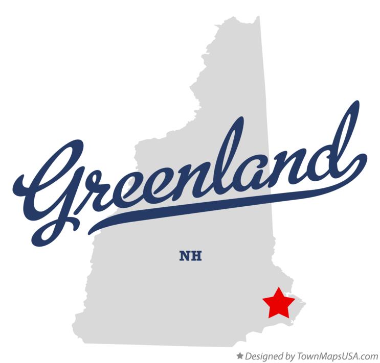 Map of Greenland, NH, New Hampshire