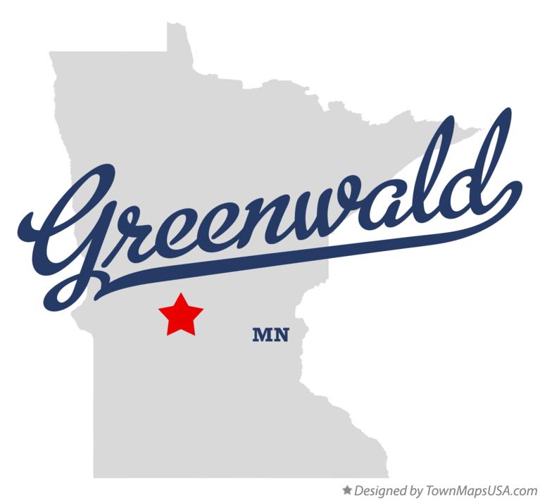Map of Greenwald, MN, Minnesota