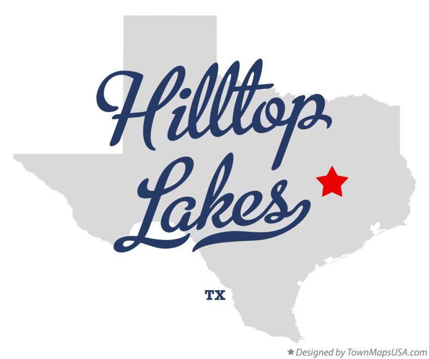 Map of Hilltop Lakes, TX, Texas