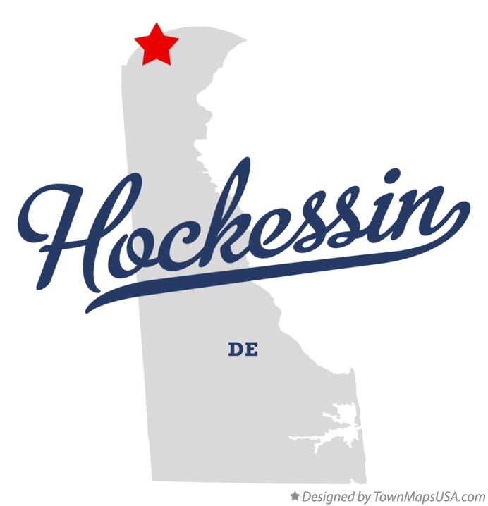 Map of Hockessin, DE, Delaware