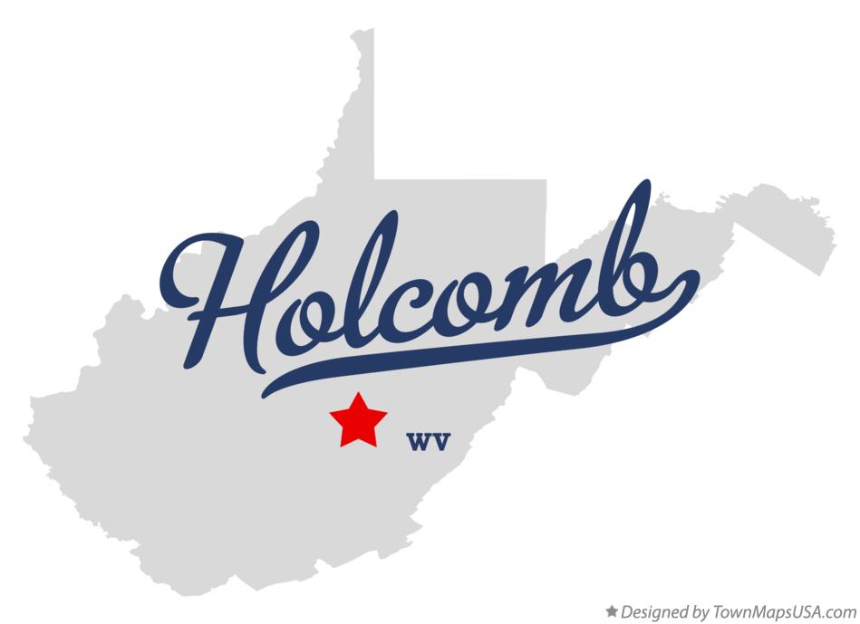 Map of WV, West Virginia