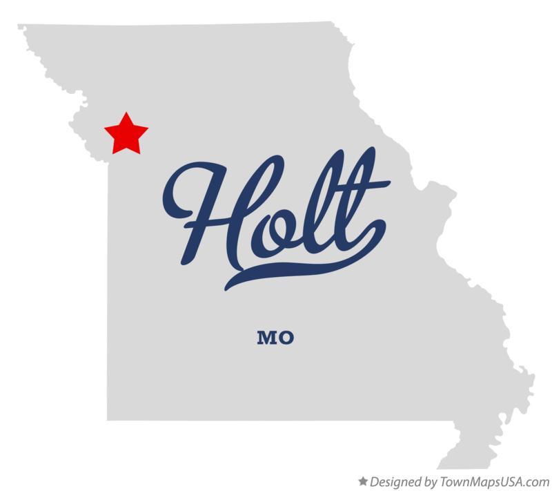 Map of Holt, MO, Missouri