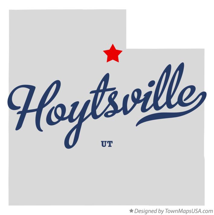 Map of Hoytsville, UT, Utah