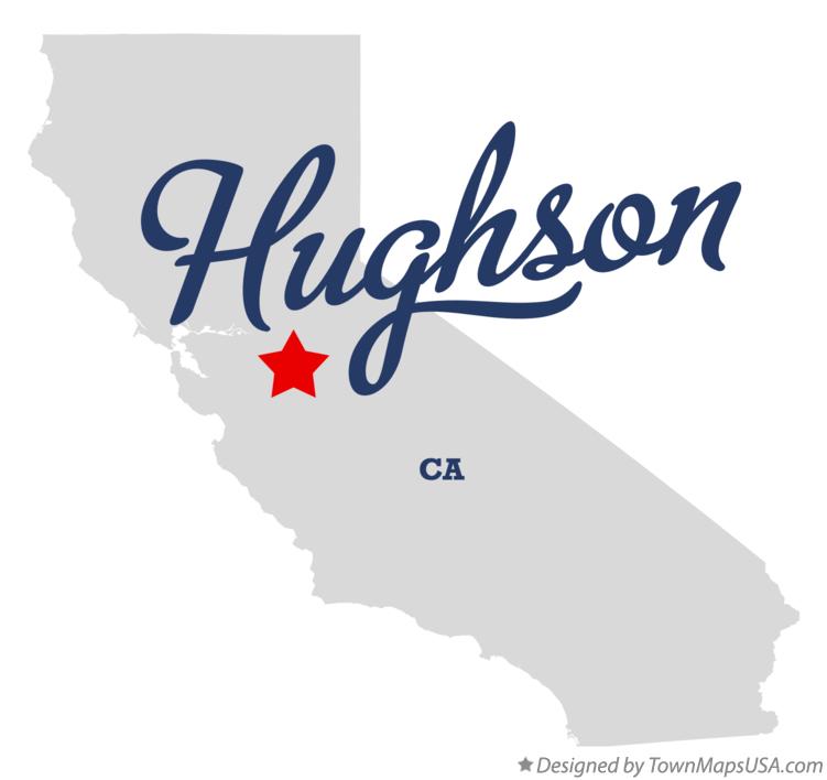 Map of Hughson, CA, California