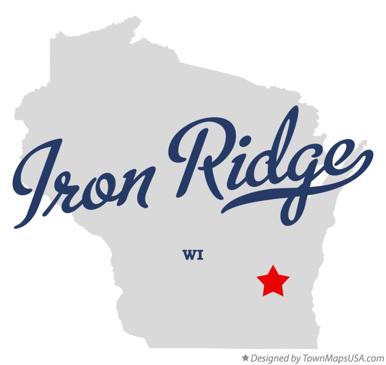 Map of Iron Ridge, WI, Wisconsin