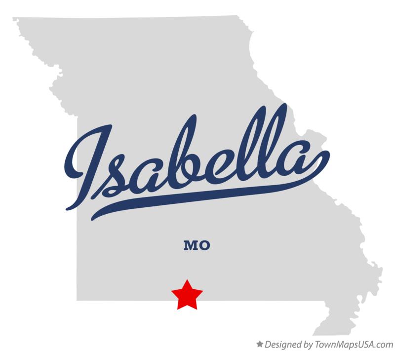 Map of Isabella, MO, Missouri
