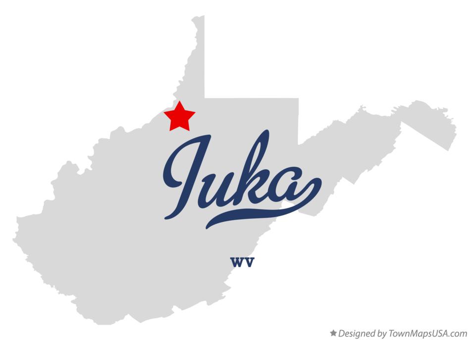 Map of Iuka, WV, West Virginia