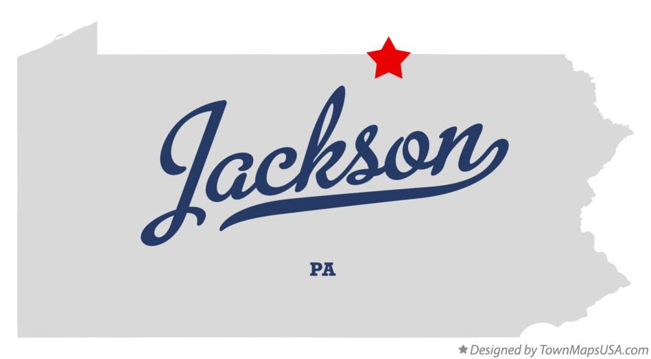 Map of Jackson, Tioga County, PA, Pennsylvania