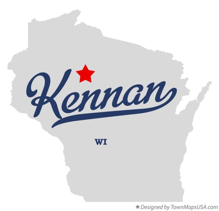 Map of Kennan, WI, Wisconsin