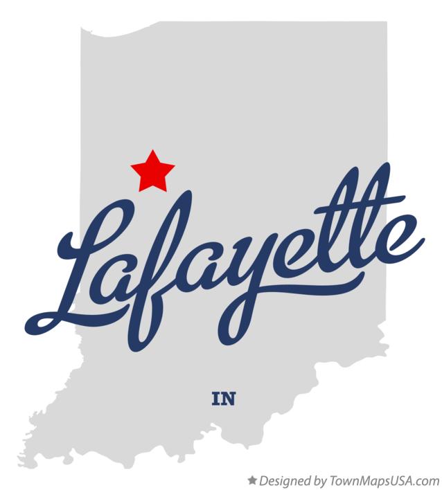 Map Of Lafayette Tippecanoe County IN Indiana map-of-lafayette-tippecanoe-county-in-indiana