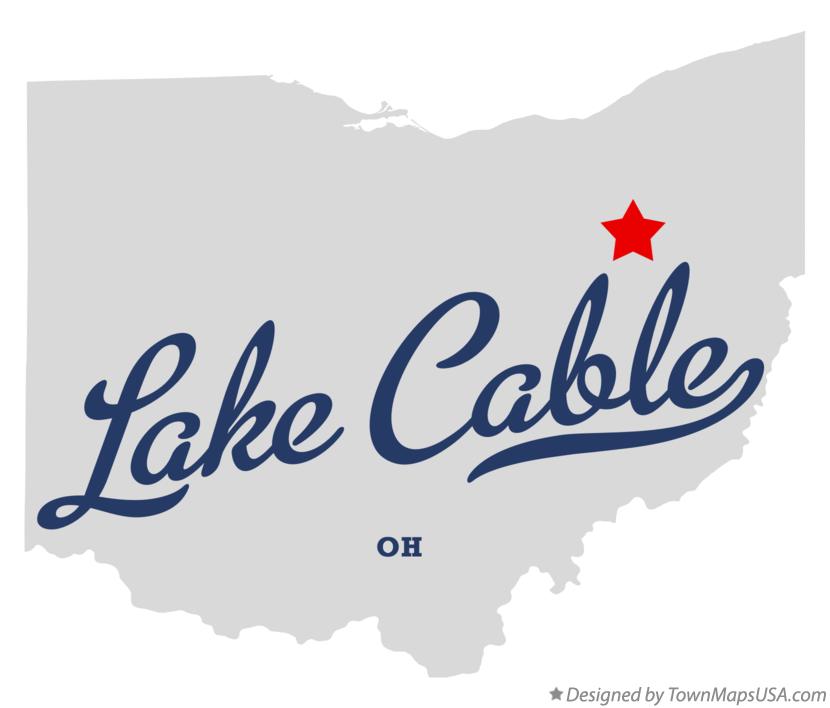 Map of Lake Cable, OH, Ohio