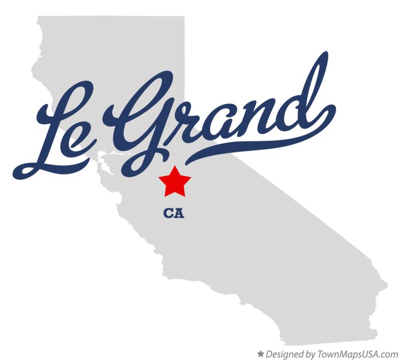 Map of Le Grand, CA, California