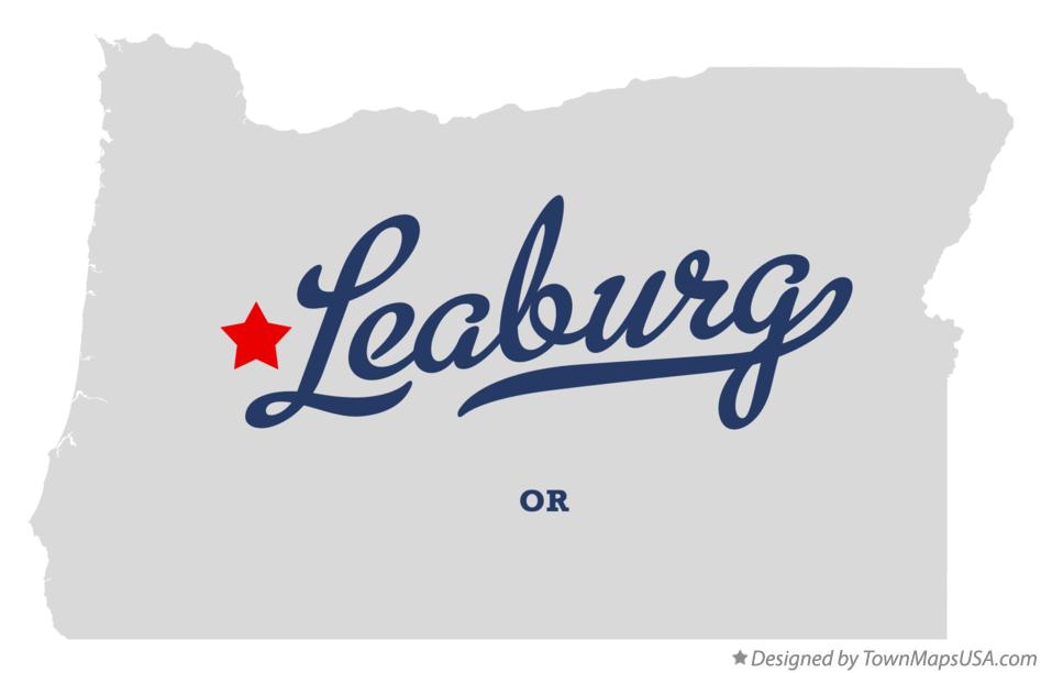 Map of Leaburg, OR, Oregon