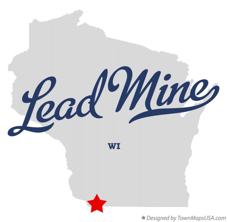 Map of Lead Mine, WI, Wisconsin