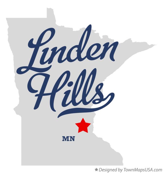 Map of Linden Hills, MN, Minnesota