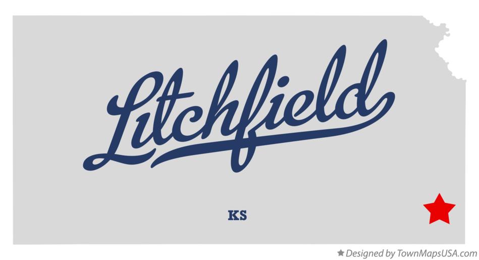 Map of Litchfield, KS, Kansas