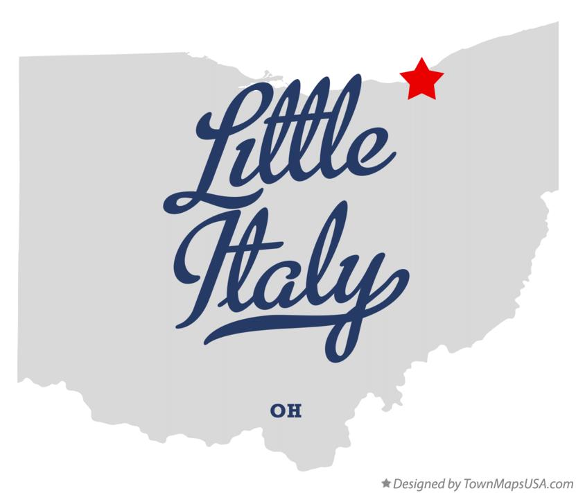Map Of Little Italy Cleveland Ohio