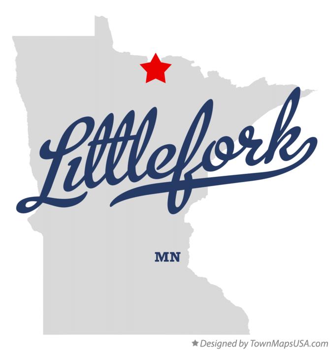 Map of Littlefork, MN, Minnesota