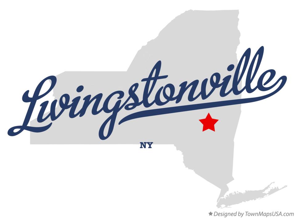 Map of Livingstonville, NY, New York