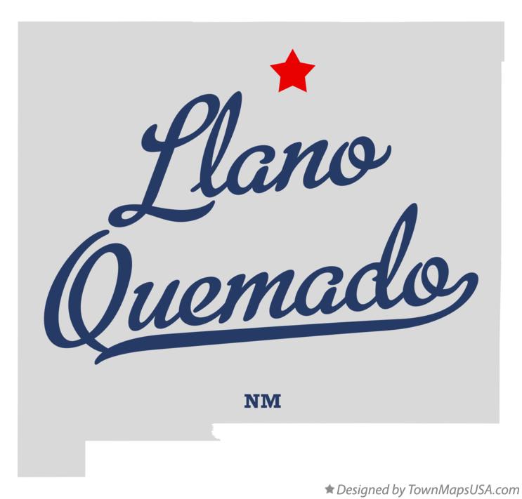 Map of Llano Quemado, NM, New Mexico