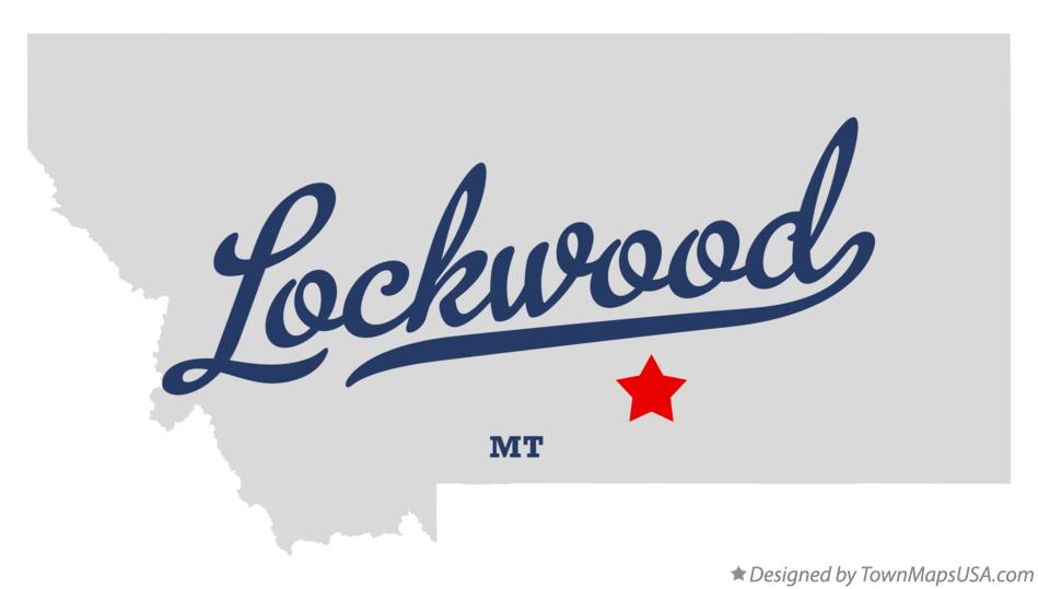 Map of Lockwood, MT, Montana