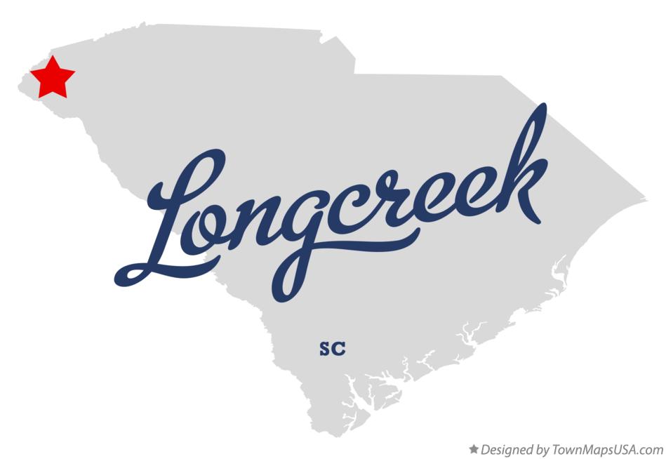 Map of Longcreek, SC, South Carolina
