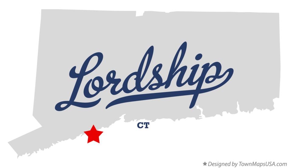 Map of Lordship, CT, Connecticut