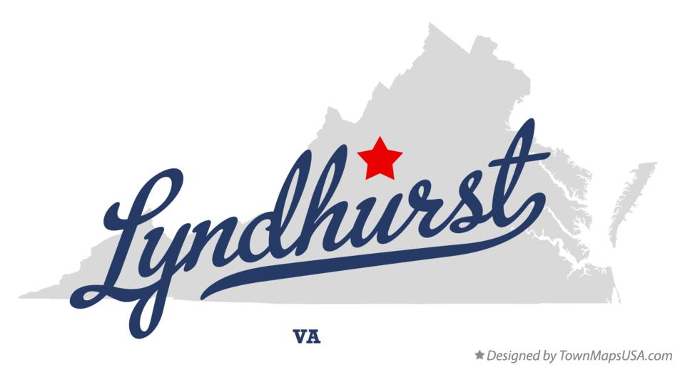 Map of Lyndhurst, VA, Virginia