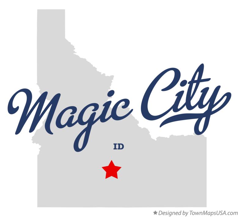 Map of Magic City, ID, Idaho