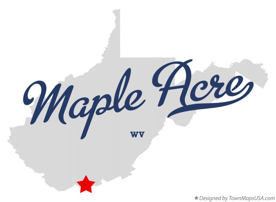 Map of Maple Acre, WV, West Virginia