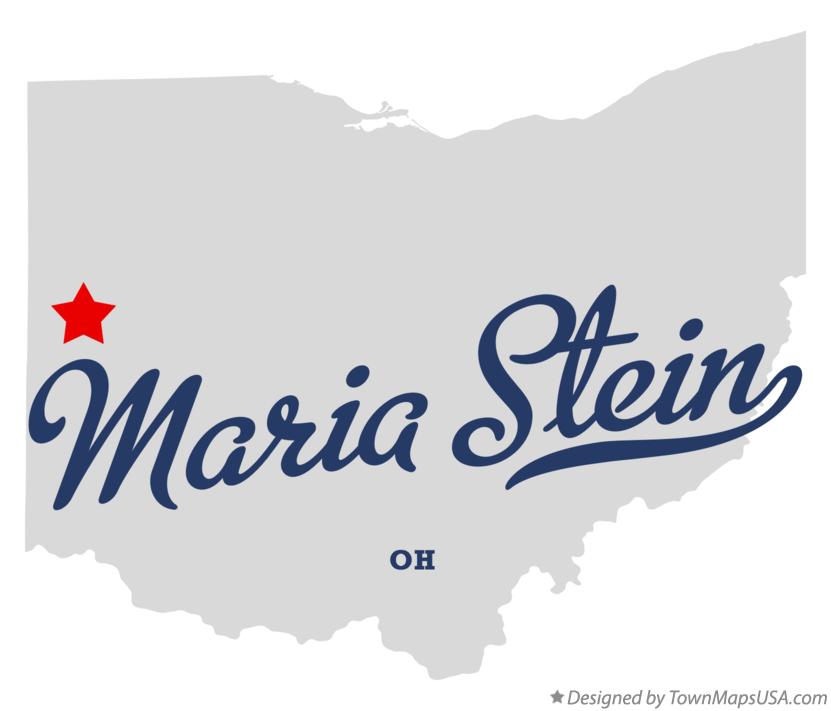 Map of Maria Stein, OH, Ohio