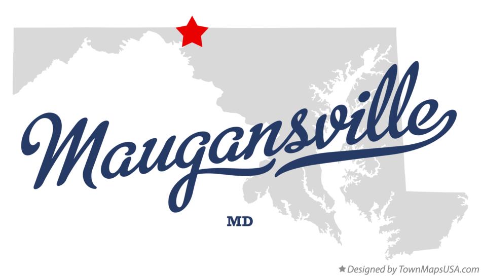 Map of Maugansville, MD, Maryland