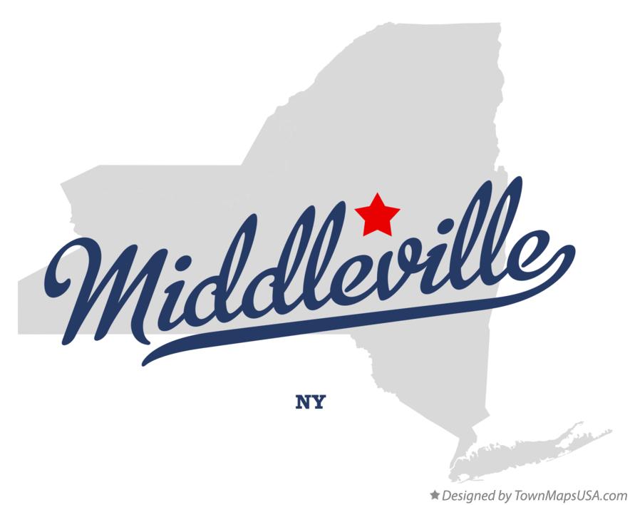 Map of Middleville, NY, New York