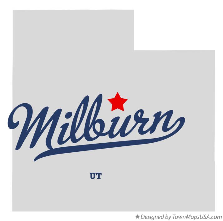 Map of Milburn, UT, Utah