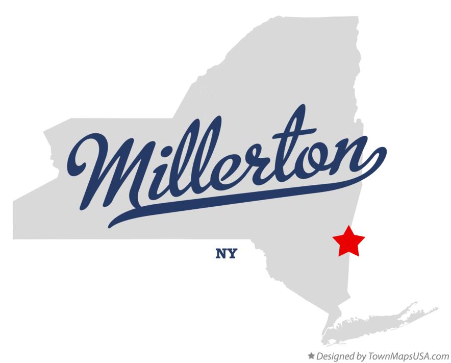 Map of Millerton, NY, New York
