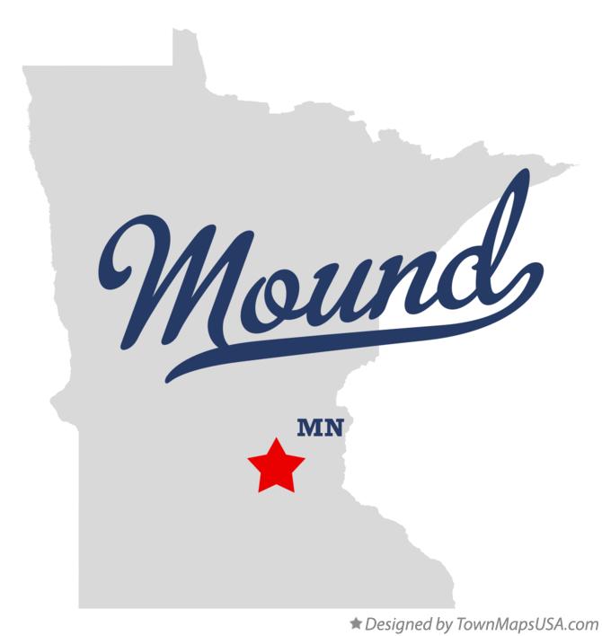 Map of Mound, Hennepin County, MN, Minnesota