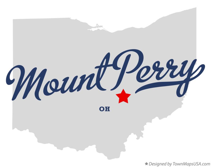 Map of Mount Perry, OH, Ohio