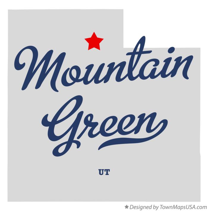 Map of Mountain Green, UT, Utah