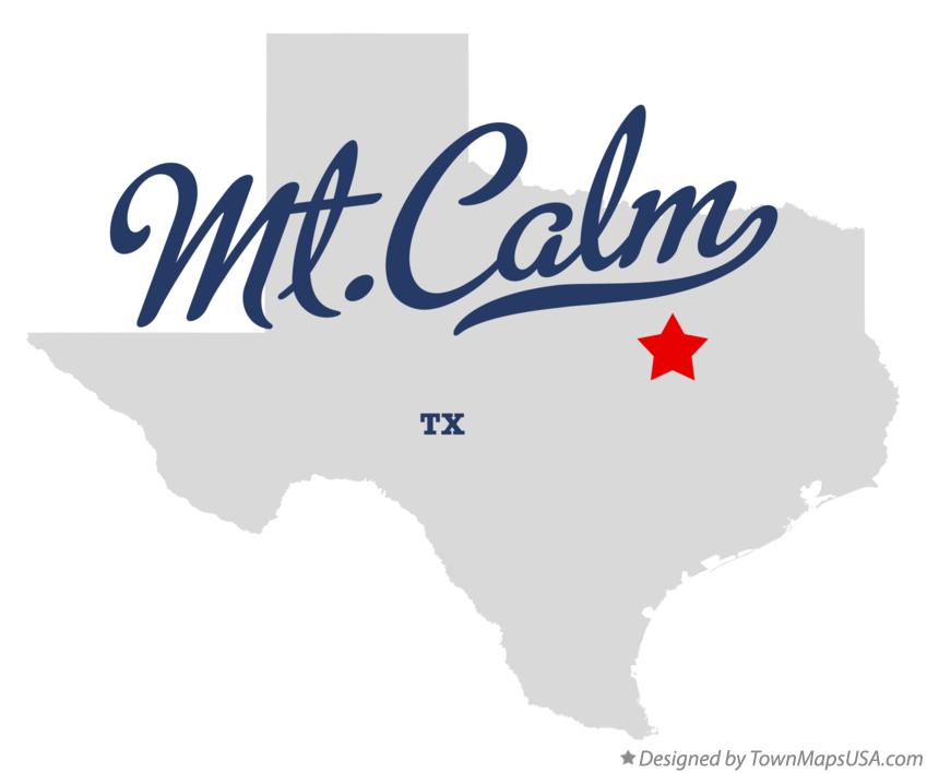 Map of Mt.Calm, TX, Texas