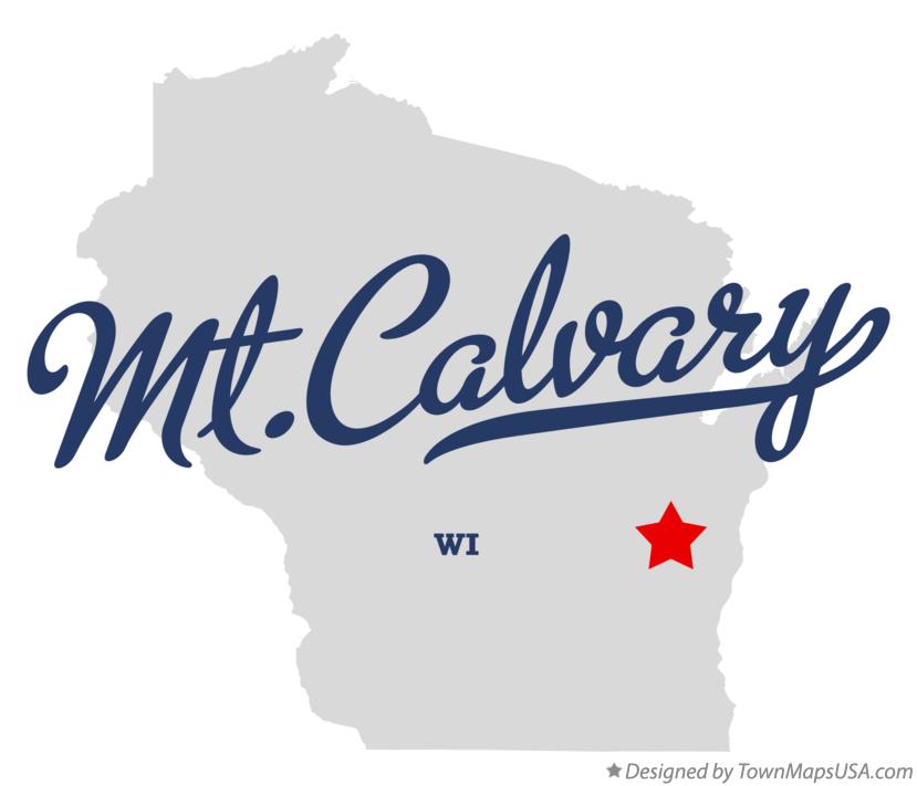 Map of Mt.Calvary, WI, Wisconsin