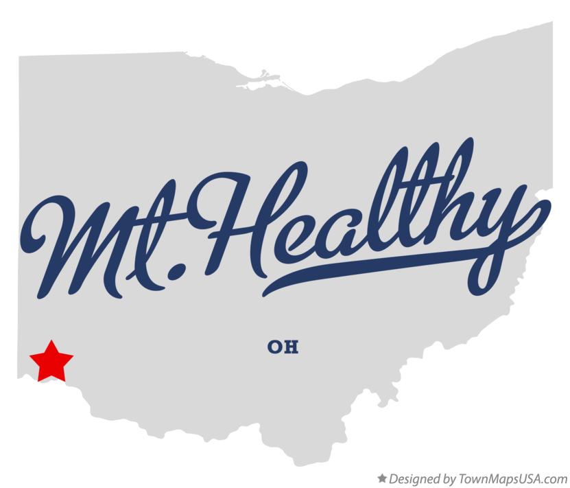 Map of Mt.Healthy, OH, Ohio