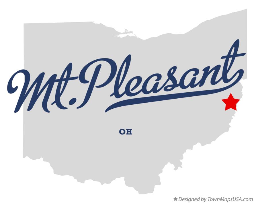 Map of Mt.Pleasant, OH, Ohio