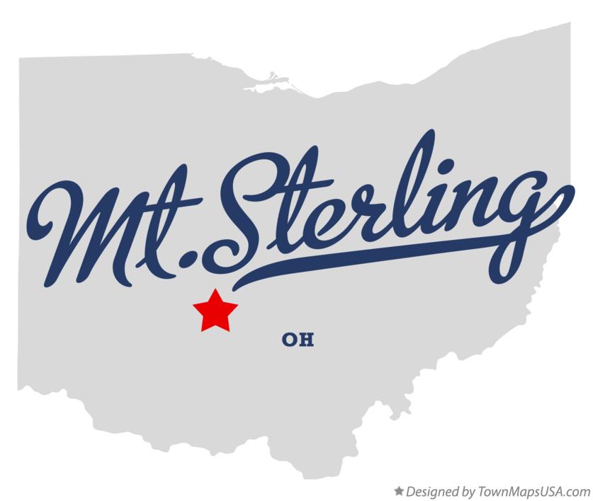 Map of Mt.Sterling, OH, Ohio